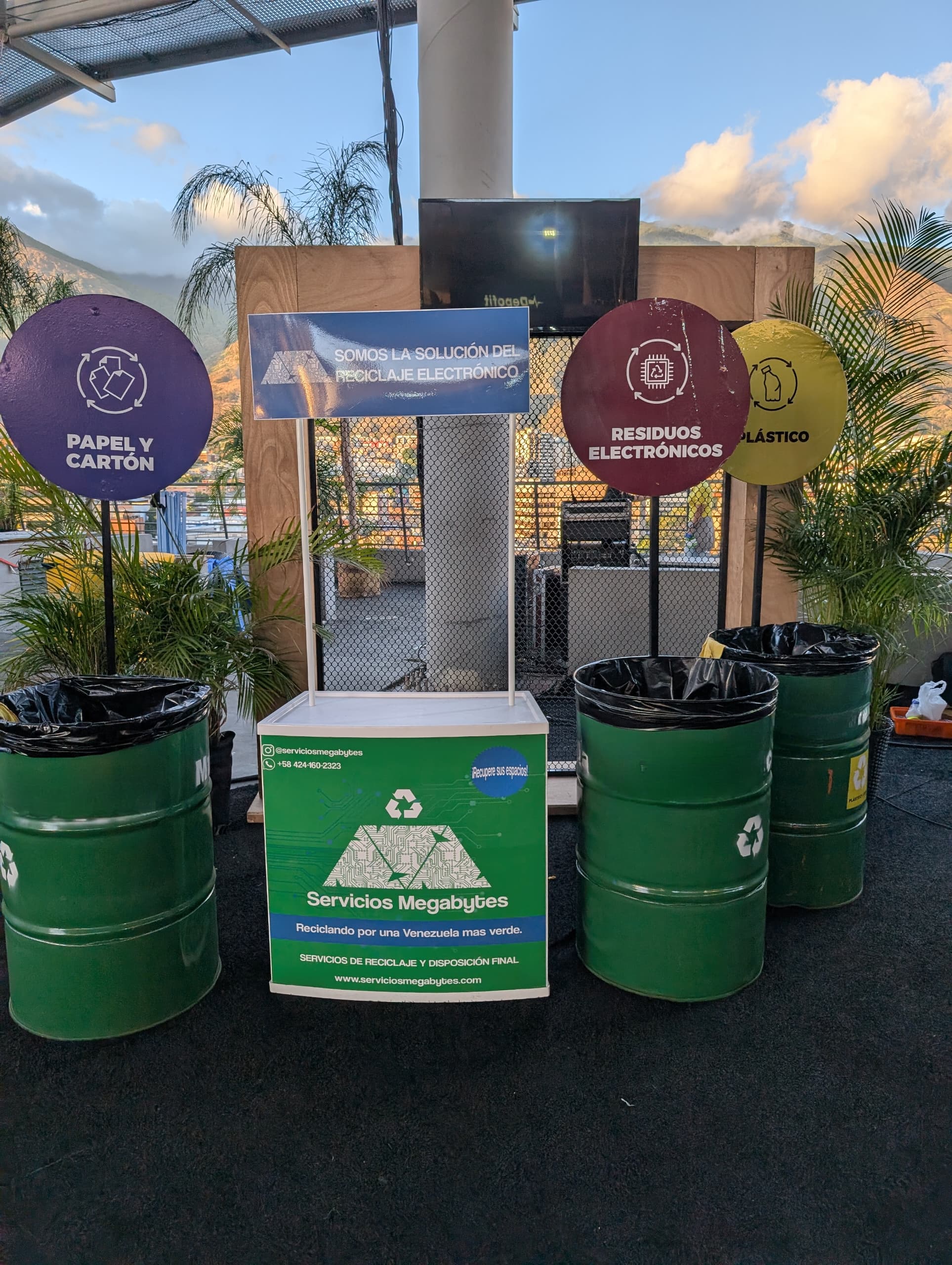 Stand de servicios megabytes